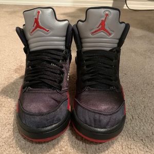 Nike Air Jordan 5 Retro Satin Bred Size 8.5